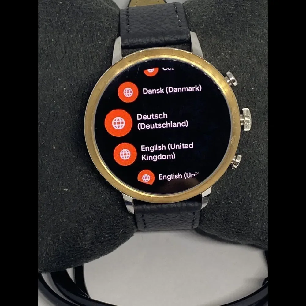 Fossil Gen 4 Authentic Digital Dial Smart Watch Custom Band FTW6016 AB589